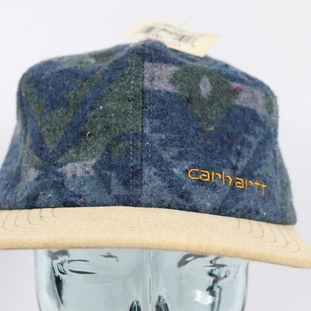 Vintage New Carhartt Navajo Print Spell Out Hat - Picture 3 of 8